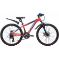 24" Велосипед NOVATRACK  EXTREME, алюм рама 11", 21-скор (Оранжевый)